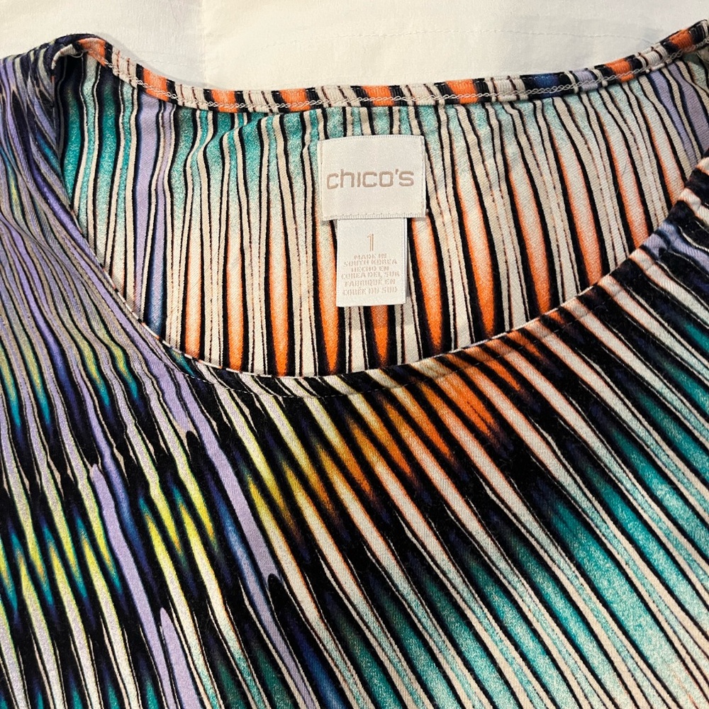 Chico's Multicolor Striped Top